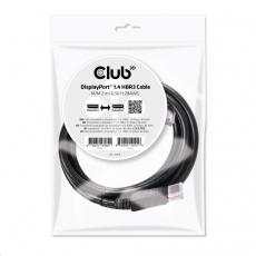 Club3D DisplayPort kábel 1.4 HBR3 8K60Hz (M/M), 2m Club3D DisplayPort kábel 1.4 HBR3 8K60Hz (M/M), 2m