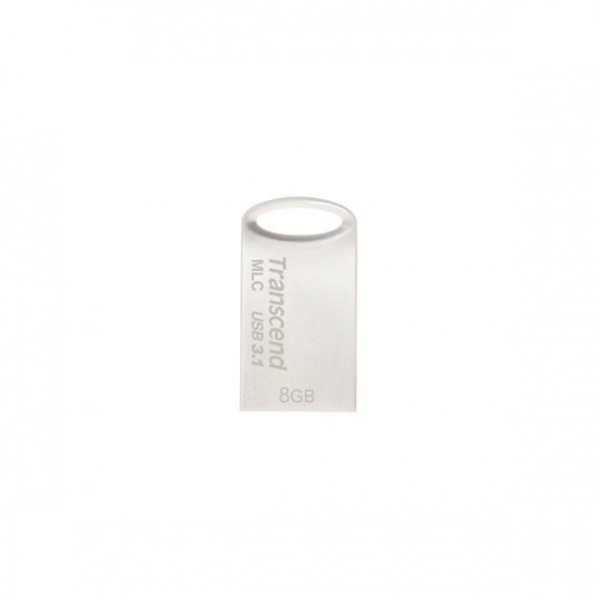 TRANSCEND Flash disk 8GB JetFlash®720S, USB 3.1, riešenie MLC (R:110/W:25 MB/s) striebro