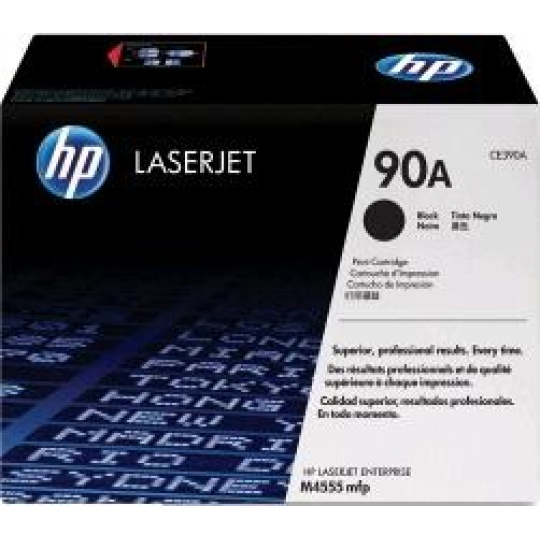Čierny tonerový vozík HP 90A LJ, CE390A (10 000 strán)