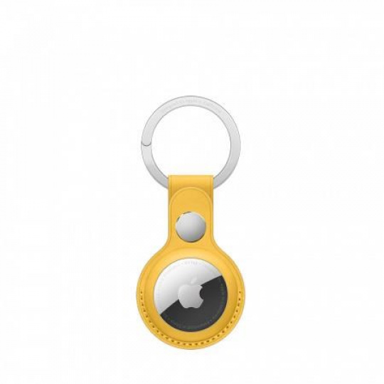 APPLE AirTag Leather Key Ring - Meyer Lemon