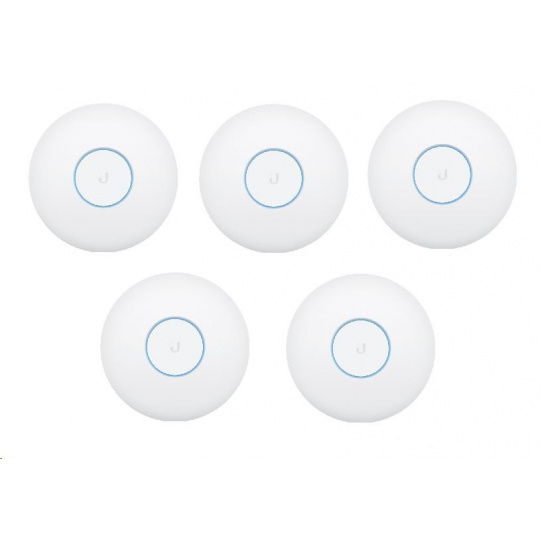 UBNT UniFi AP AC HD, 5-PACK, bez PoE! [2.4GHz(800Mbps)+5GHz(1733Mbps), 4x4 MU-MIMO, 802.11a/b/g/n/ac/ac-wave2]