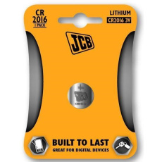 JCB knoflíková lithiová baterie CR2016, blistr 1 ks JCB knoflíková lithiová baterie CR2016, blistr 1 ks