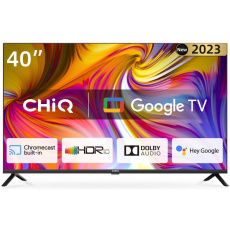 CHiQ L40H7G TV 40", FHD, smart, Google TV, dbx-tv, Dolby Audio, Frameless