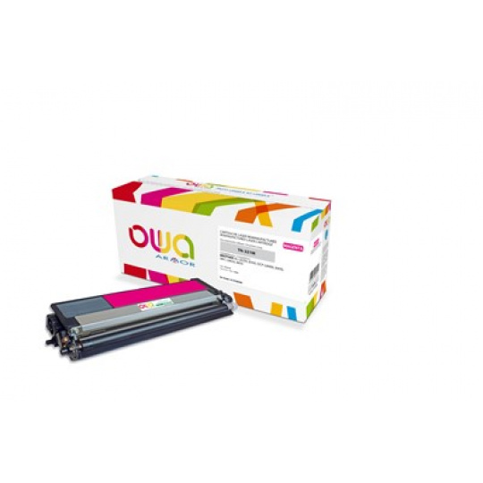 OWA Armor toner pre BROTHER HL L8250, 8350, DCP L8400, 8450, MFC L8650,8850,1500 strán,TN321M,červená/purpurová (TN-321M)