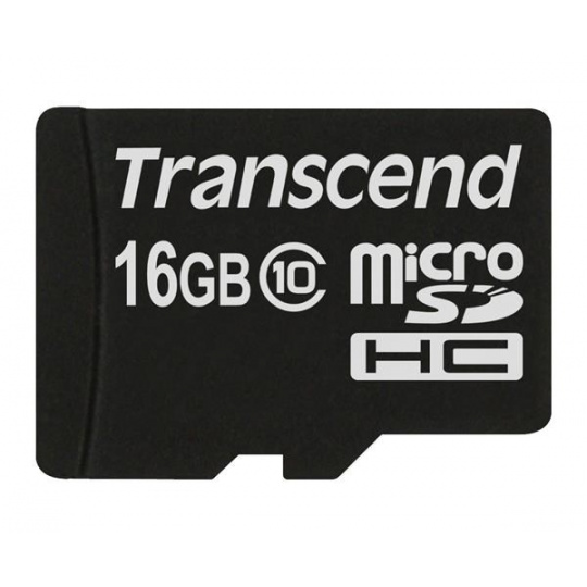 Karta TRANSCEND MicroSDHC 16 GB triedy 10, bez adaptéra