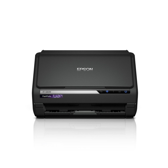 Skener EPSONFastFoto FF-680W, A4, 600x600 dpi, 24 bitov farebnej hĺbky, USB 3.0, Bezdrôtová sieť LAN