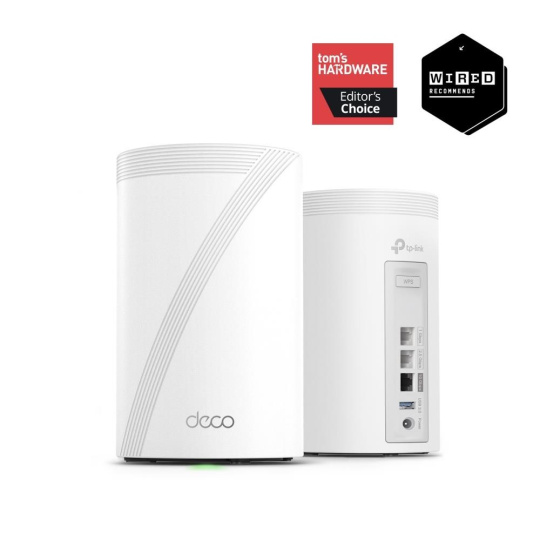 TP-Link Deco BE68(2-pack) WiFi7 Mesh(BE14000,2,4GHz/5GHz/6GHz,1x10GbELAN/WAN,1x2,5GbELAN/WAN,1xGbELAN/WAN,1xUSB3.0)