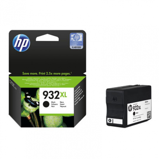 Čierna atramentová kazeta HP 932XL, 22,5 ml, CN053AE (1 000 strán)