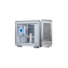 Cooler Master case MasterFrame 400 Mesh Silver, mATX, Průhledná bočnice, 1x 120 mm ARGB Fan, Střibrná Cooler Master case MasterFrame 400 Mesh Silver, mATX, Průhledná bočnice, 1x 120 mm ARGB Fan, Střibrná