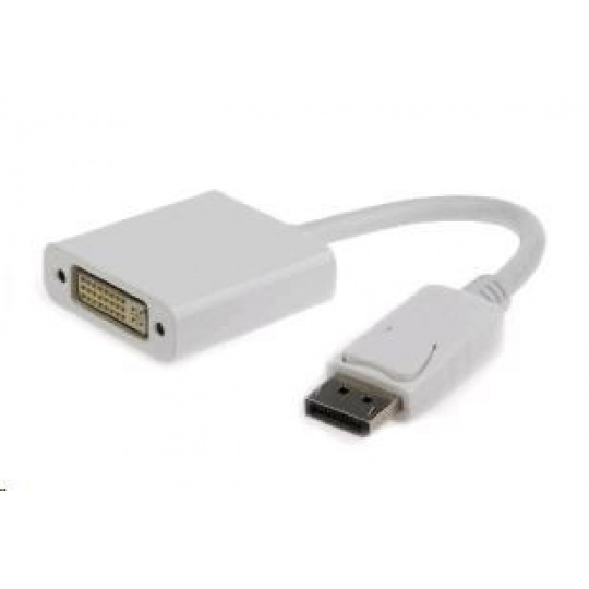 GEMBIRD DisplayPort na DVI (M/F) biely