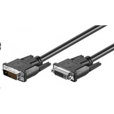 Predlžovací kábel PREMIUMCORD DVI-D,dual-link,DVI(24+1),MF, 2 m