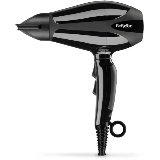 BaByliss 6715DE fén, profesionální, 2400 W, 2 rychlosti, 3 teploty, studený vzduch, černý
