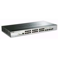 D-Link DGS-1510-28P 28-portový gigabitový stohovateľný SmartPro PoE switch, 24x gigabitový RJ45, 2x 10G SFP+ port, 2x SFP port D-Link DGS-1510-28P 28-portový gigabitový stohovateľný SmartPro PoE switch, 24x gigabitový RJ45, 2x 10G SFP+ port, 2x SFP port
