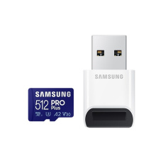 Samsung micro SDXC karta 512GB PRO Plus + USB adaptér