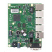 MikroTik RouterBOARD RB450Gx4, štvorjadrový procesor ARM 716MHz, 1GB RAM, 5x LAN, vrátane. Licencia L5