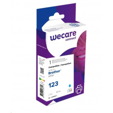 WECARE ARMOR kazeta pre Brother DCP J4110DW, MFC J4310, 4410, 4510DW (LC123C), modrá/kyanová, 10 ml, 600 ks WECARE ARMOR kazeta pre Brother DCP J4110DW, MFC J4310, 4410, 4510DW (LC123C), modrá/kyanová, 10 ml, 600 ks