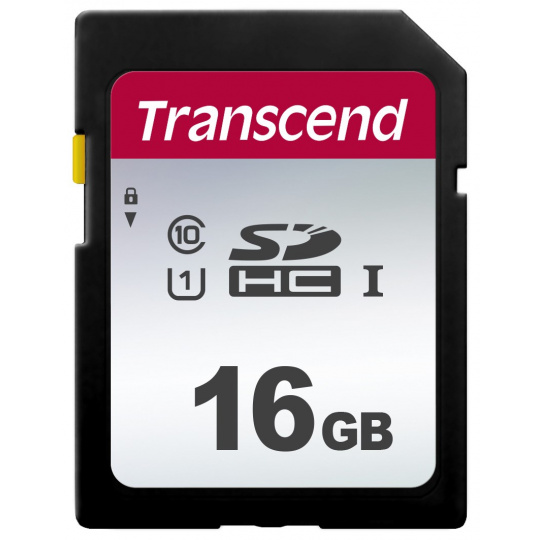 Karta TRANSCEND SDHC 16GB 300S, UHS-I U1 (R:95/W:45 MB/s)