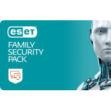 ESET Family Security Pack pre  4 zariadenia, predĺženie licencie na 1 rok