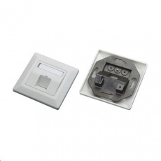 Zásuvka neosazená 1x RJ45 pod omítku Zásuvka neosazená 1x RJ45 pod omítku