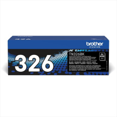 Toner BROTHER TN-326BK Laserový spotrebný materiál - 4000 str./min - pre DCP-L8450CDW Toner BROTHER TN-326BK Laserový spotrebný materiál - 4000 str./min - pre DCP-L8450CDW