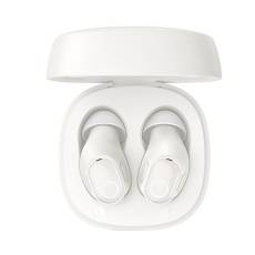 Baseus bezdrátová sluchátka Bowie WM02 TWS, Bluetooth 5.0, bílá