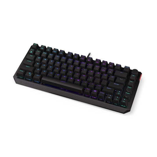 Endorfy herní klávesnice Thock 75% Red/ drátová / USB / red switch / mechanická / CZ layout / černá RGB