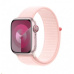 APPLE Watch Series 9 GPS + Cellular 41mm Pink Aluminium Case with Light Pink Sport Loop