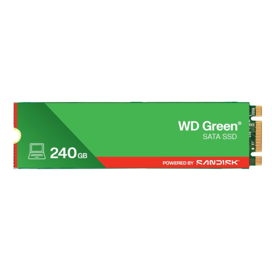 WD GREEN SSD 3D NAND WDS240G3G0A 240GB SATA/600, (R:500, W:400MB/s), 2.5" WD GREEN SSD 3D NAND WDS240G3G0A 240GB SATA/600, (R:500, W:400MB/s), 2.5"