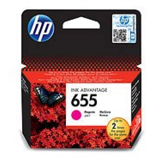 Atramentový vozík HP 655 Magenta, CZ111AE (600 strán)