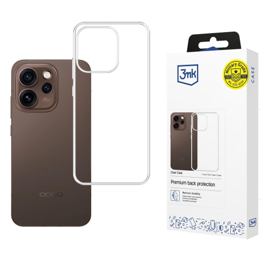 3mk ochranný kryt Clear Case pro Oppo Reno 15 Pro 5G (CPH2813) 3mk ochranný kryt Clear Case pro Oppo Reno 15 Pro 5G (CPH2813)