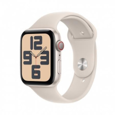 APPLE Watch SE GPS + Cellular 44mm Starlight Aluminium Case with Starlight Sport Band - S/M APPLE Watch SE GPS + Cellular 44mm Starlight Aluminium Case with Starlight Sport Band - S/M