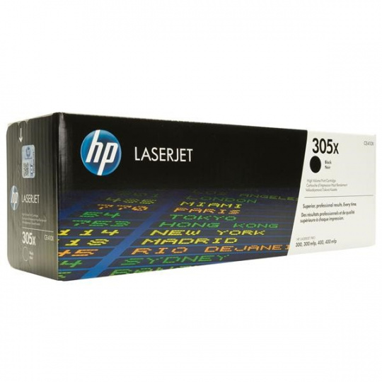 Čierny tonerový vozík HP 305X LJ, CE410X (4 000 strán)