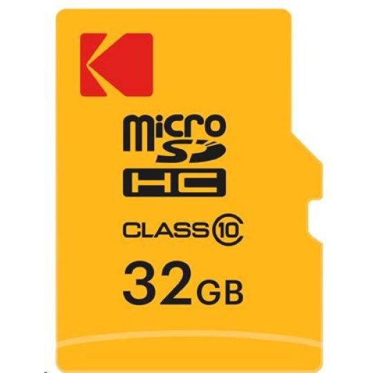 Kodak paměťová micro SD karta 32GB Class10 w/adapter Extra Kodak paměťová micro SD karta 32GB Class10 w/adapter Extra