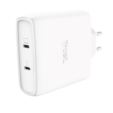 TRUST GaN Nabíječka MAXO 100W 2-Port, USB-C, bílá TRUST GaN Nabíječka MAXO 100W 2-Port, USB-C, bílá