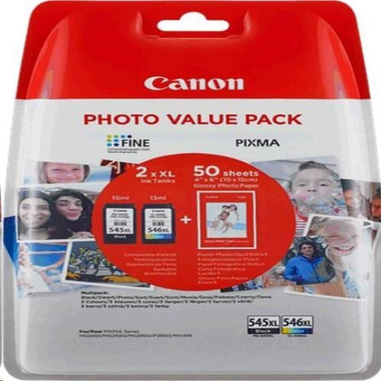 Canon CARTRIDGE PG-545XL/CL-546XL PHOTO VALUE SEC