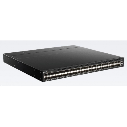 D-Link DXS-5000-54S/SI 48x 10G SFP+ portov so 6x 40G QSFP+ portami Plne spravovaný L3 10GbE switch