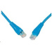 Solarix Patch kábel CAT5E UTP PVC 2m modrý odolný proti zaseknutiu C5E-114BU-2MB