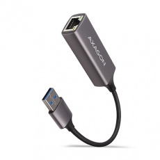 AXAGON ADE-TR, USB-A 3.2 Gen 1 - Gigabitová sieťová karta Ethernet, automatická inštalácia, titánovo šedá