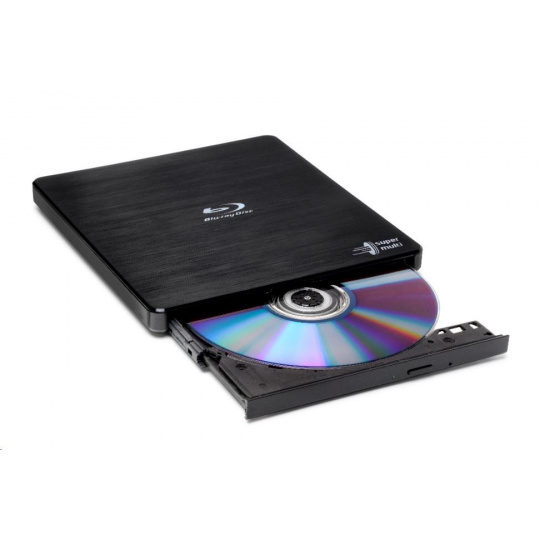 HITACHI LG - Externý disk BD-W/CD-RW/DVD±R/±RW/RAM/M-DISC BP55EB40, čierny, box+SW