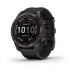 Garmin fenix 7 PRO Sapphire Solar, Titan Carbon Gray/ Black Silicone Band