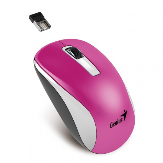 GENIUS myš NX-7010 Magenta Metallic/ 1200 dpi/ Blue-Eye senzor/ bezdrôtová/ ružová