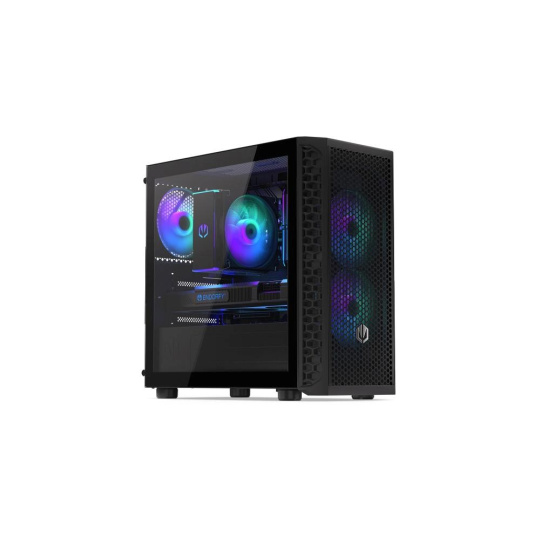 ENDORFY Case Signum M30 ARGB, Průhledná bočnice, mATX, 3x120mm, černá