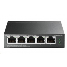 TP-Link switch TL-SG1005LP (5xGbE, 4xPoE+, 40W, fanless) TP-Link switch TL-SG1005LP (5xGbE, 4xPoE+, 40W, fanless)