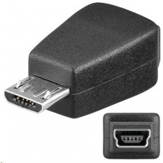 PREMIUMCORD Redukcia USB 2.0 Mini B - Micro B (F 5pin/M) PREMIUMCORD Redukcia USB 2.0 Mini B - Micro B (F 5pin/M)