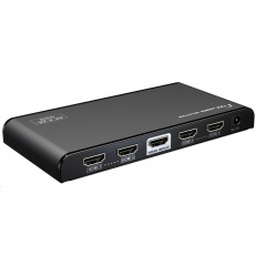 PremiumCord HDMI 2.0 rozdeľovač 1-4 porty, 4K x 2K/60Hz, FULL HD, 3D, čierny PremiumCord HDMI 2.0 rozdeľovač 1-4 porty, 4K x 2K/60Hz, FULL HD, 3D, čierny