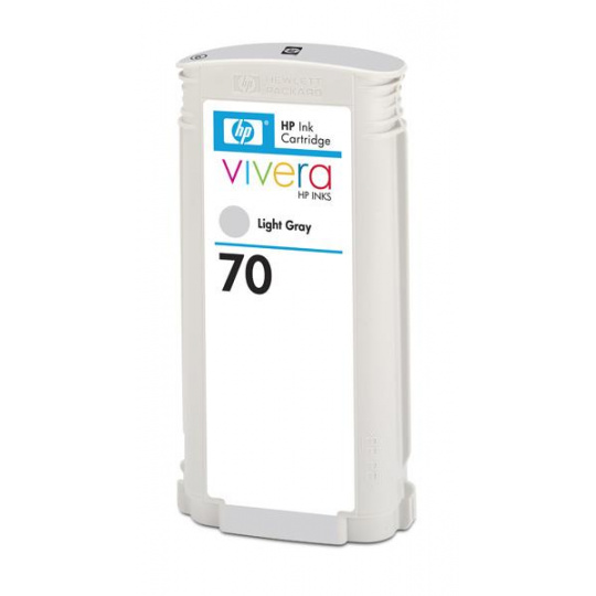 Atramentová kazeta HP 70 Light Grey DJ, 130 ml, C9451A