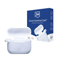 3mk ochranný kryt Silicone AirPods Case pro AirPods Pro, bílá