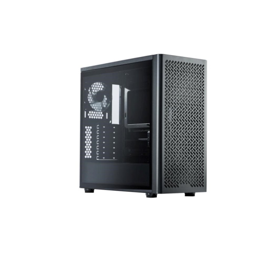Cooler Master case Elite 502 Lite, Průhledná bočnice, ATX, 1x 120mm Fan, černá Cooler Master case Elite 502 Lite, Průhledná bočnice, ATX, 1x 120mm Fan, černá