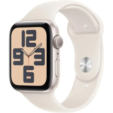 Apple Watch SE (2024) GPS 40mm Starlight Aluminium Case with Starlight Sport Band - M/L Apple Watch SE (2024) GPS 40mm Starlight Aluminium Case with Starlight Sport Band - M/L
