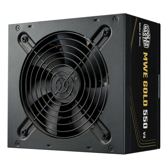 Cooler Master zdroj MWE Gold 550W V3, 120mm, 80+ Gold, ATX 3.1